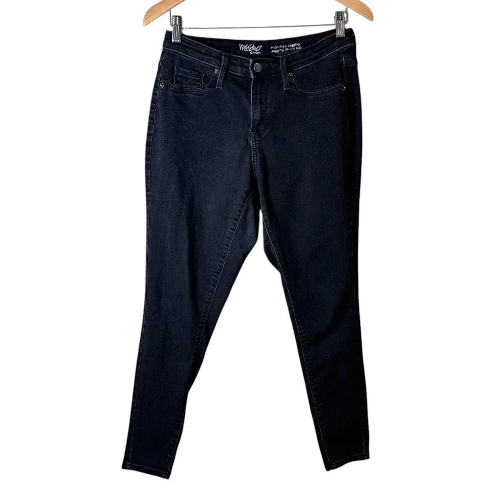 MOSSIMO Denim High Rise Jegging Black Jeans Skinny Size 2/26S